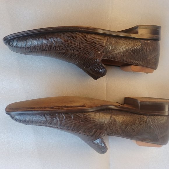 Mezlan Platinum genuine Lizard Men Shoes main image 10